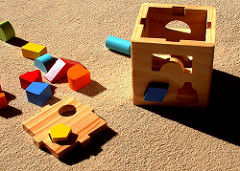 Shape sorter poka-yoke