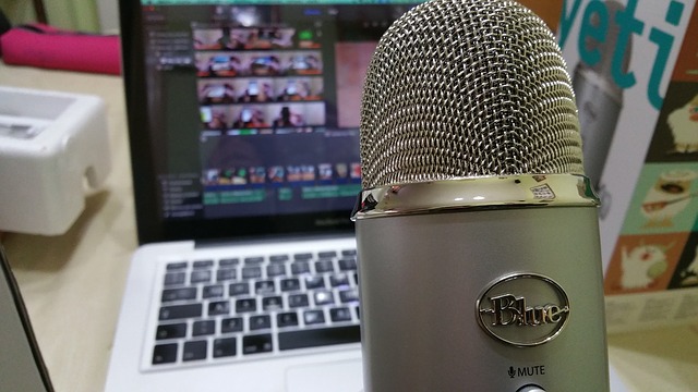 Podcast Blue Mikrofon